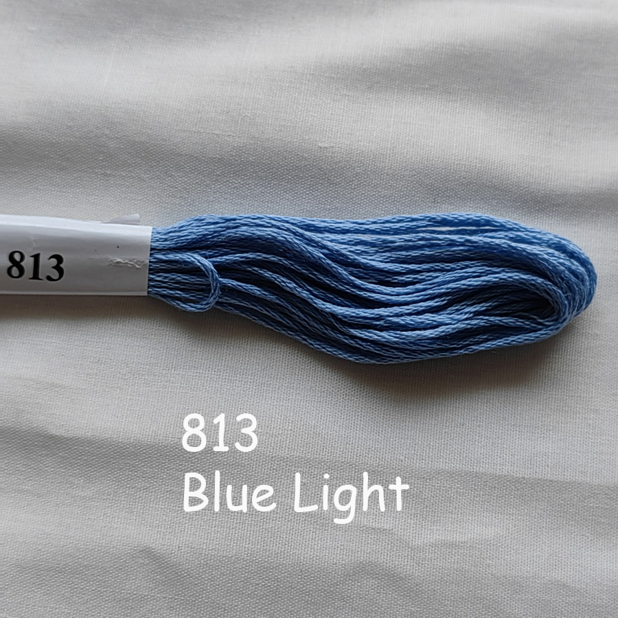 Wysokiej jakości 100% bawełniana nić robić haftu krzyżykowego niemowlę niebieski 162 312 322 334 775 803 813 825 826 827 3325 3755 3756 3841: Złote / 2.0mm