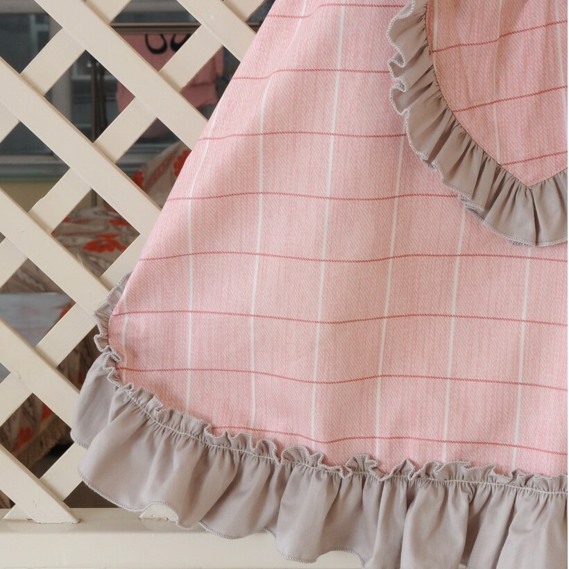 Cotton aprons for woman with pocket lovely Coverall cleaning apron Commercial Restaurant Home Bib delantal cocina kitchen apron