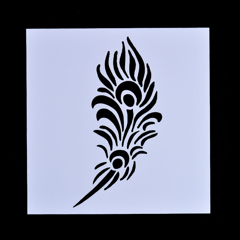 Plastic Layering Stencils Template DIY Paper Card Scrapbooking Photo Album Diary Hand Craft: Light Grey