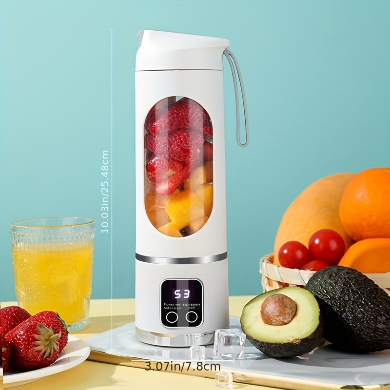Elektrische sapbeker Draagbare draadloze fruitblender Mini multifunctionele keukenpers USB-opladen Outdoor sapbeker
