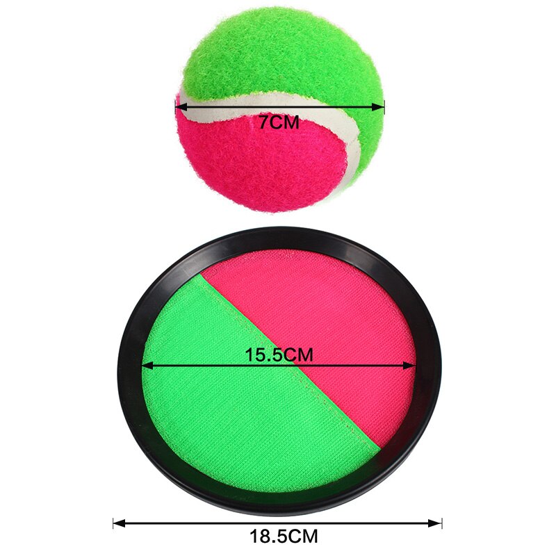 1Set Kinderen Palm Vangen Kleverige Bal Speelgoed Set Outdoor Ouder-kind Interactieve Sport Gooien En Vangen Bal Speelgoed set Leuk Cadeau: Default Title