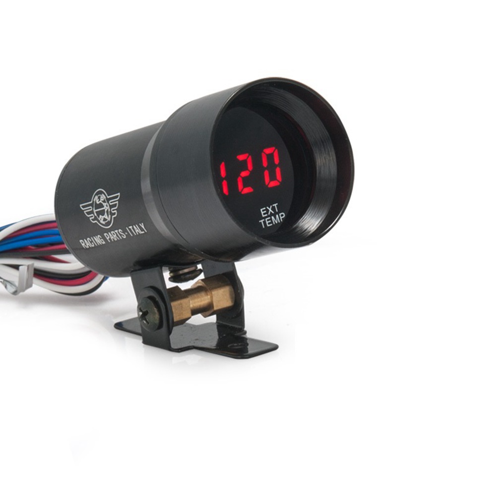 37MM Digital Smoked Lens Exhaust Gas Temperature EGT Gauge Black For TOYOTA SUPRA JZA80 2JZ-GE NA 92-00 EP37BKEXT