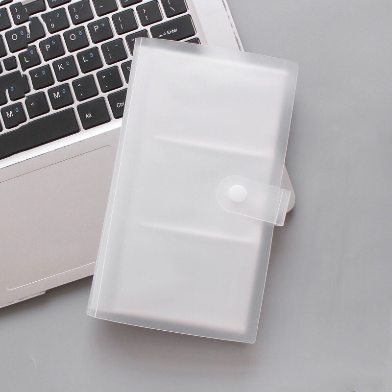 1PC 18*11cm 240 Pockets Credit Card Case Visit Name Photo Card Holder School Office Supplies