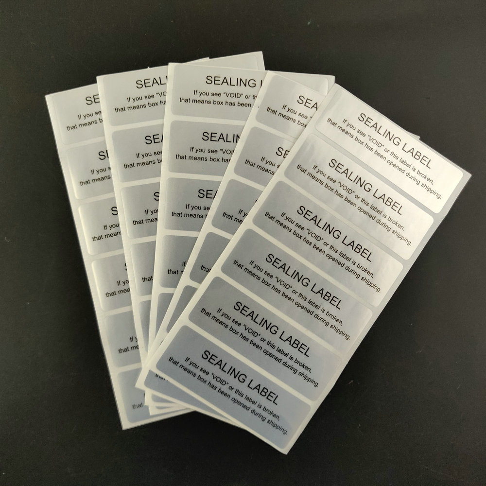 200PCS~ Security Seal Tamper Proof Void Security Warranty Stickers 2.36" x 0.79"