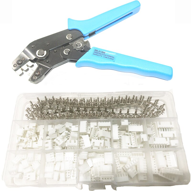 SN-01BM Crimping PliersTool Set 2.54mm PH2.0 Dupont Connectors and Crimp Pins，460pcs 2.54 mm JST-XH PH Connector kit