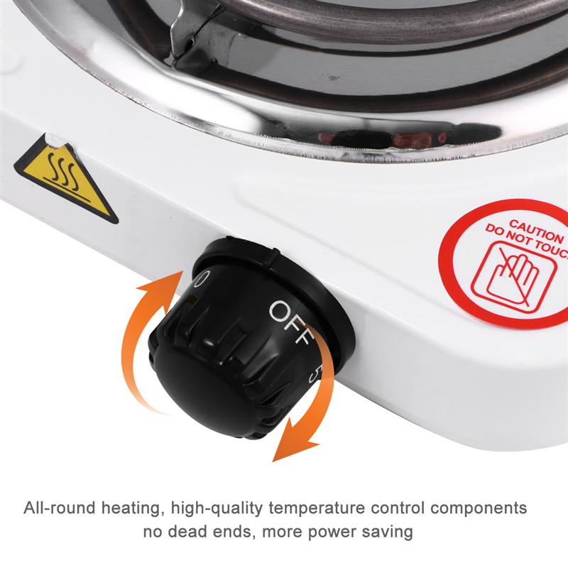 1Pc 1000W Electric Heater Stove Practical Electric Heater Single Burner (US Plug/EU Plug))