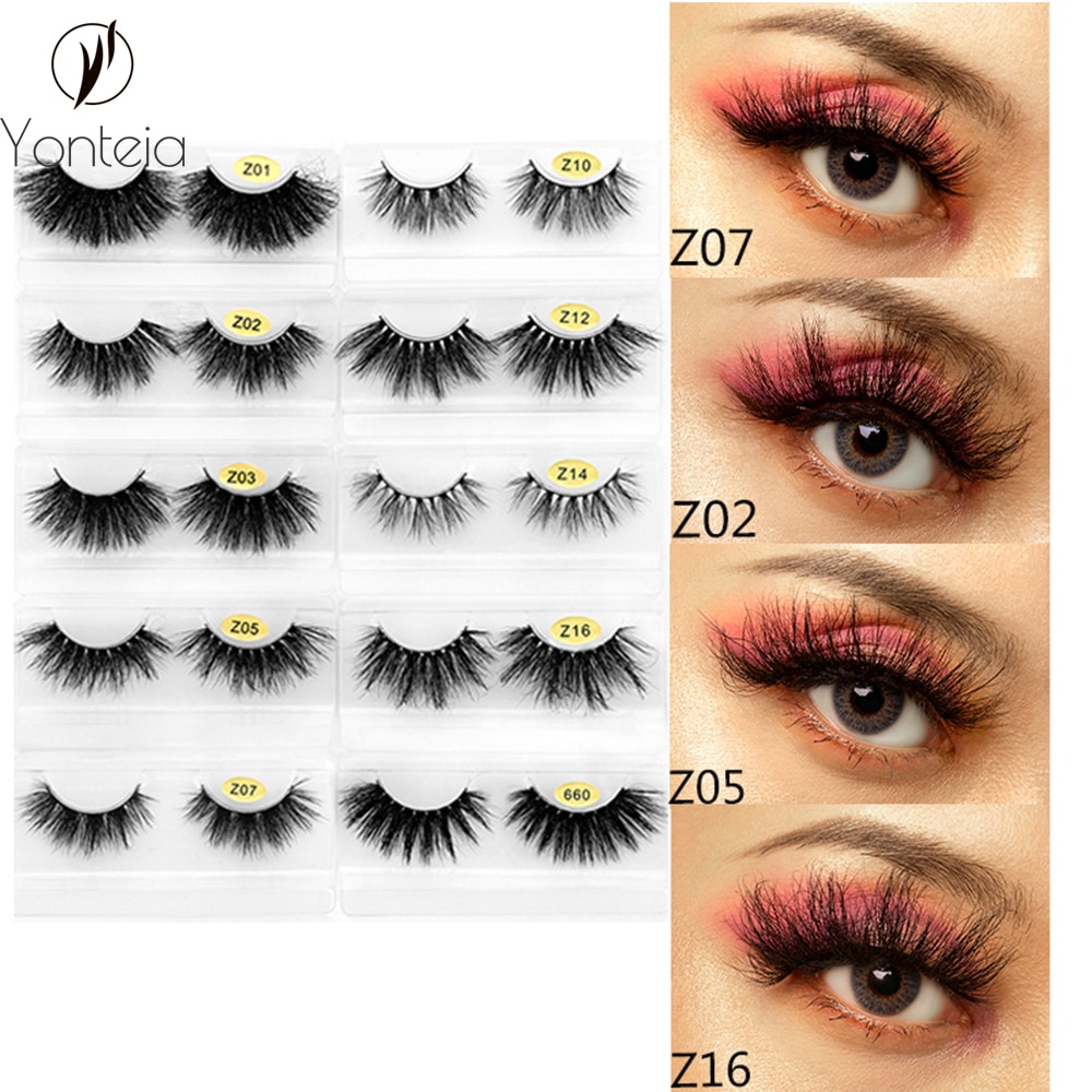 Mink lashes 3d mink eyelashes Natural long real mink Cruelty free 100% Handmade Natural eye lashes Mink eyelashes