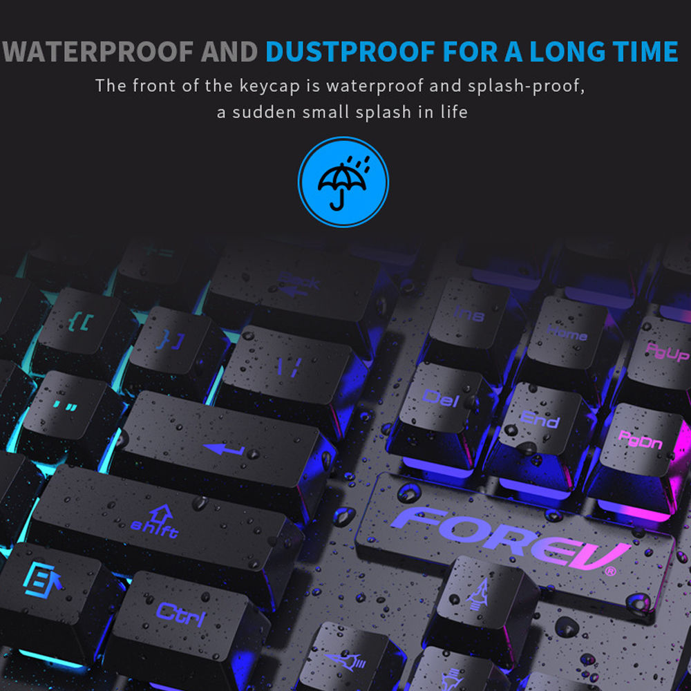 Mechanical Keyboard Wired Gaming Keyboard 104 Keys RGB Backlit LED Receiver for Laptop Desktop Ergonomics Keycap PC Accessories