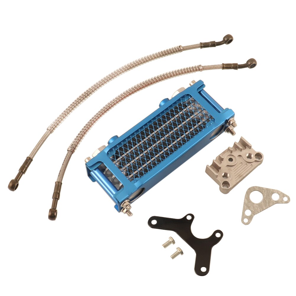 Motorcycle Oil Cooling Cooler Radiator Oil Cooler Set For 125 140cc Dirt Bike Monkey Bike DAX Pocket Bike ATV Motor