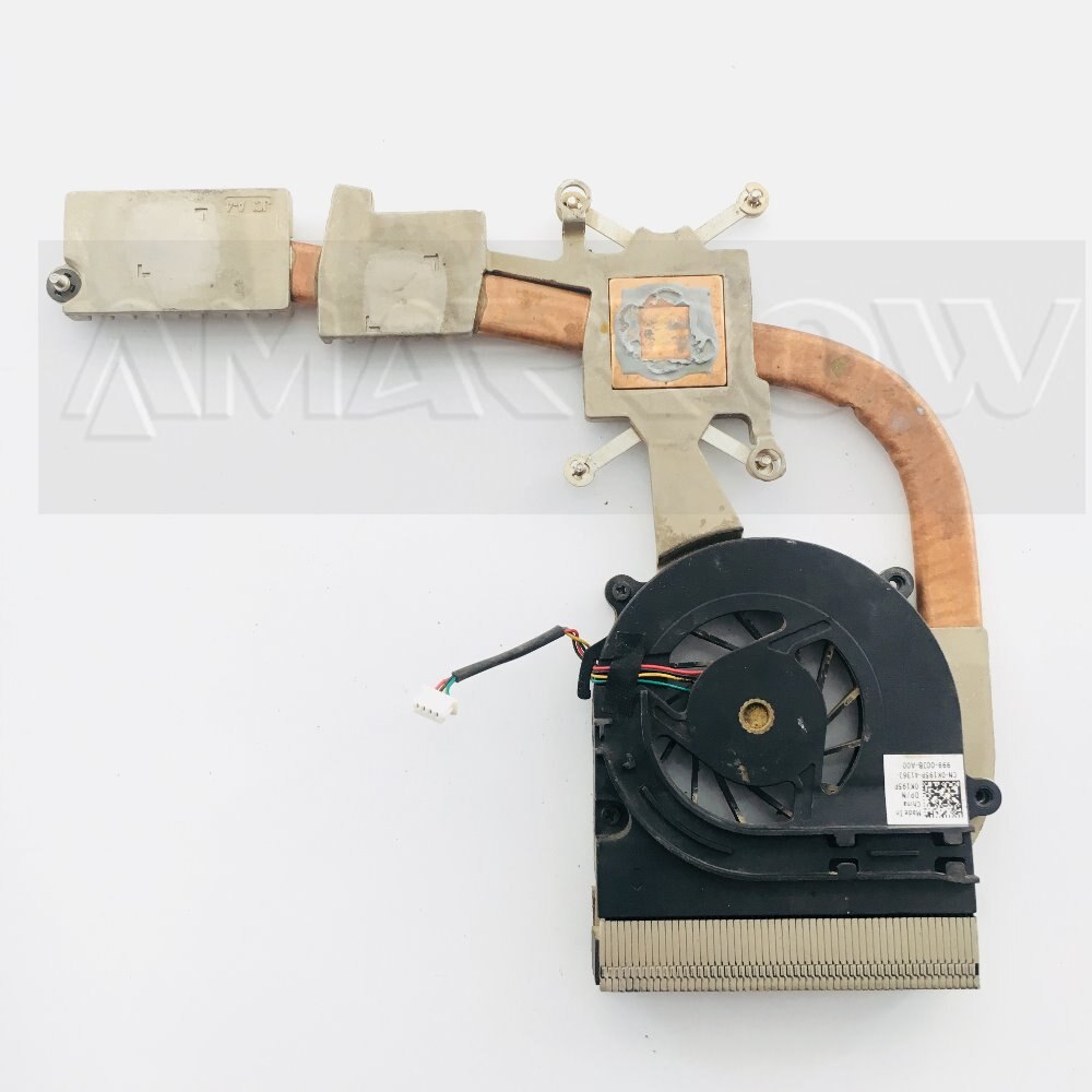 Original For DELL laptop heatsink cooling fan cpu cooler 1440 M1440 CPU heatsink Fan+brass radiator