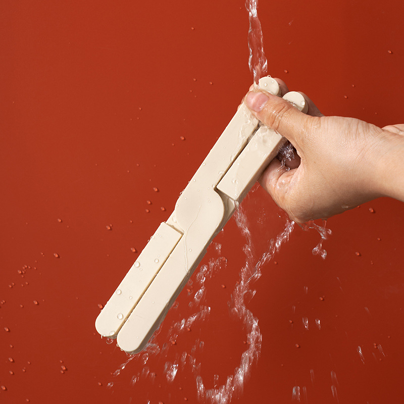 1/2 stk. sammenleggbar silikon varmebestandig bordmatte sklisikker bordmatte multifunksjonell gryteklut tallerkenunderlag kjøkken spisestue