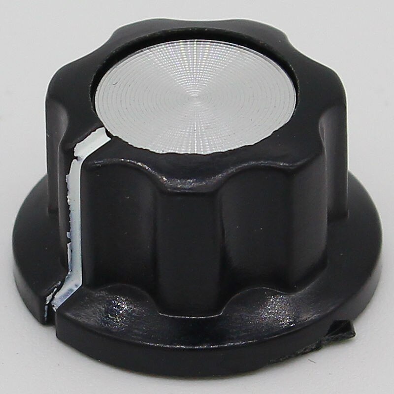 Pomo de baquelita giratorio, pomo de falda de interruptor, A01 D 20mm H 12mm diámetro de agujero 6mm, 10 Uds.