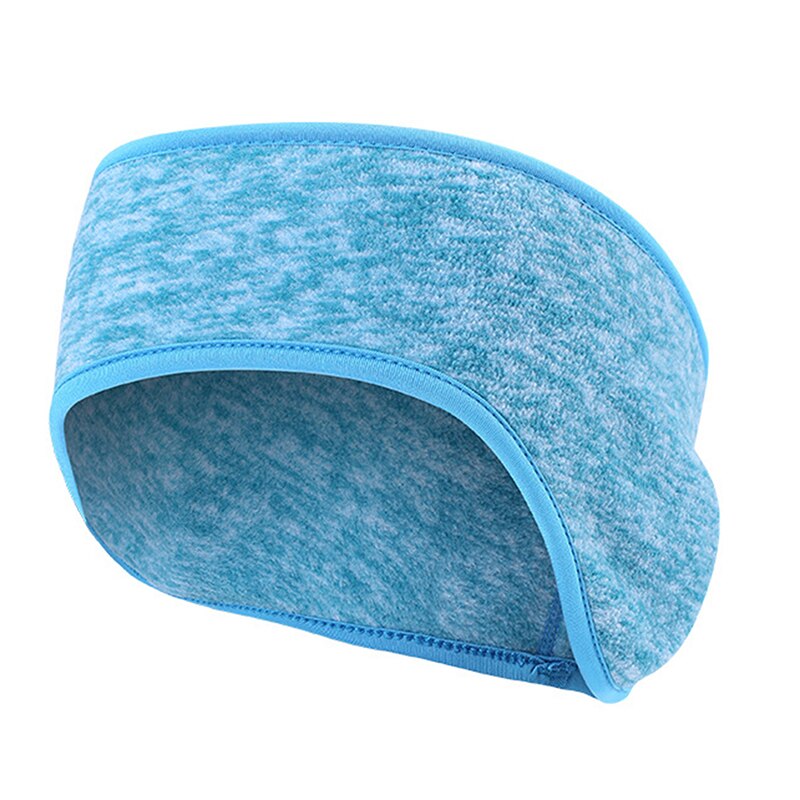 Warm Oorbeschermers Unisex Vrouwen Mannen Fleece Oor Warmer Winter Head Band Ski Oorkap Hoofdband Haarband Oorwarmers: Lake Green