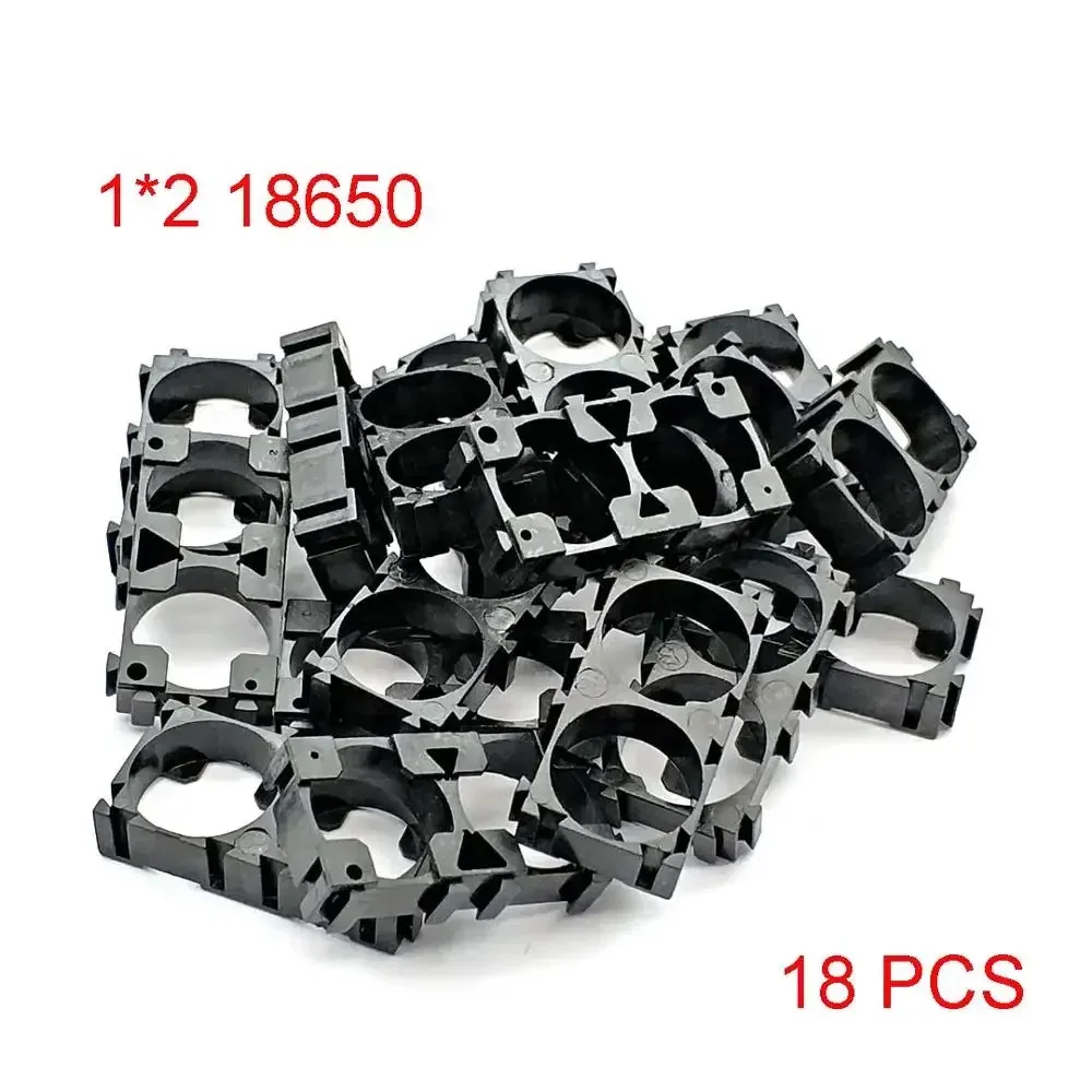 18650 célula de lítio cilíndrica bateria caso titular baterias pacote suporte plástico para diy bateria: Azul