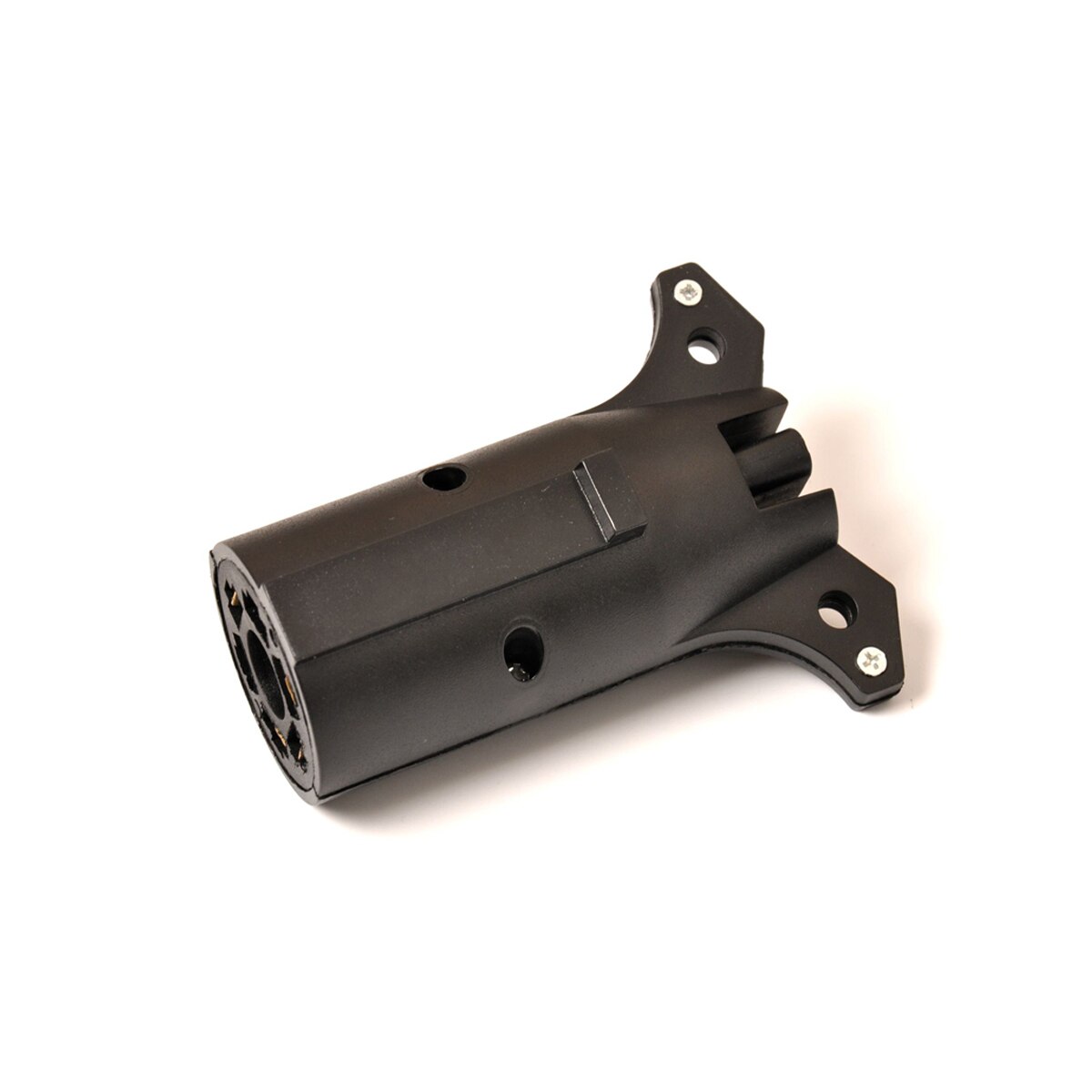 12V Plastic 7 Way Round to 4 Way Pin Flat Blade Trailer End Connector American Standard Trailer Light Plug Adapter Converter