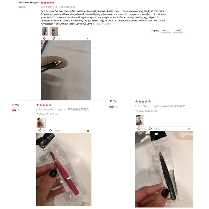 1PC Angled Slanted Eyebrow Tweezers Stainless Steel Face Hair Removal Eye Brow Trimmer Eyelash Clip Cosmetic Beauty Makeup Tool