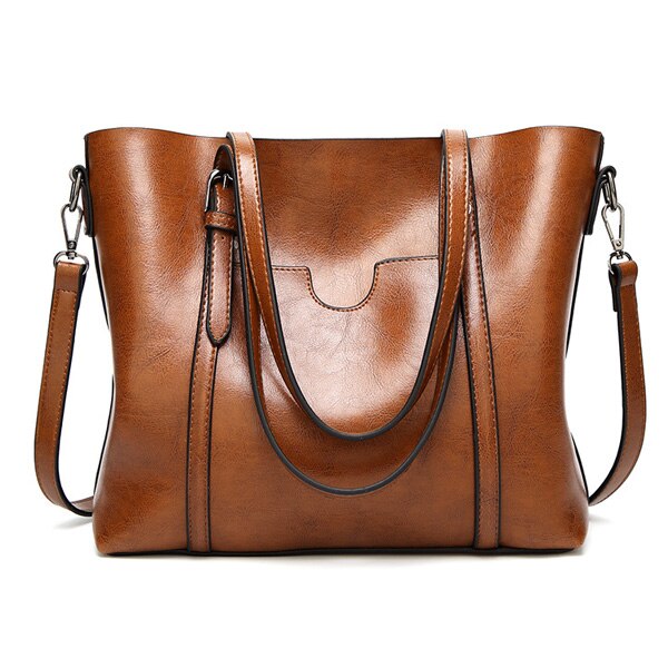 ALCEVR Luxe Handtassen vrouwen tassen Outlet Tote schoudertassen voor Zacht Leer Hoge Capaciteit Vintage Handtas Beroemde: brown