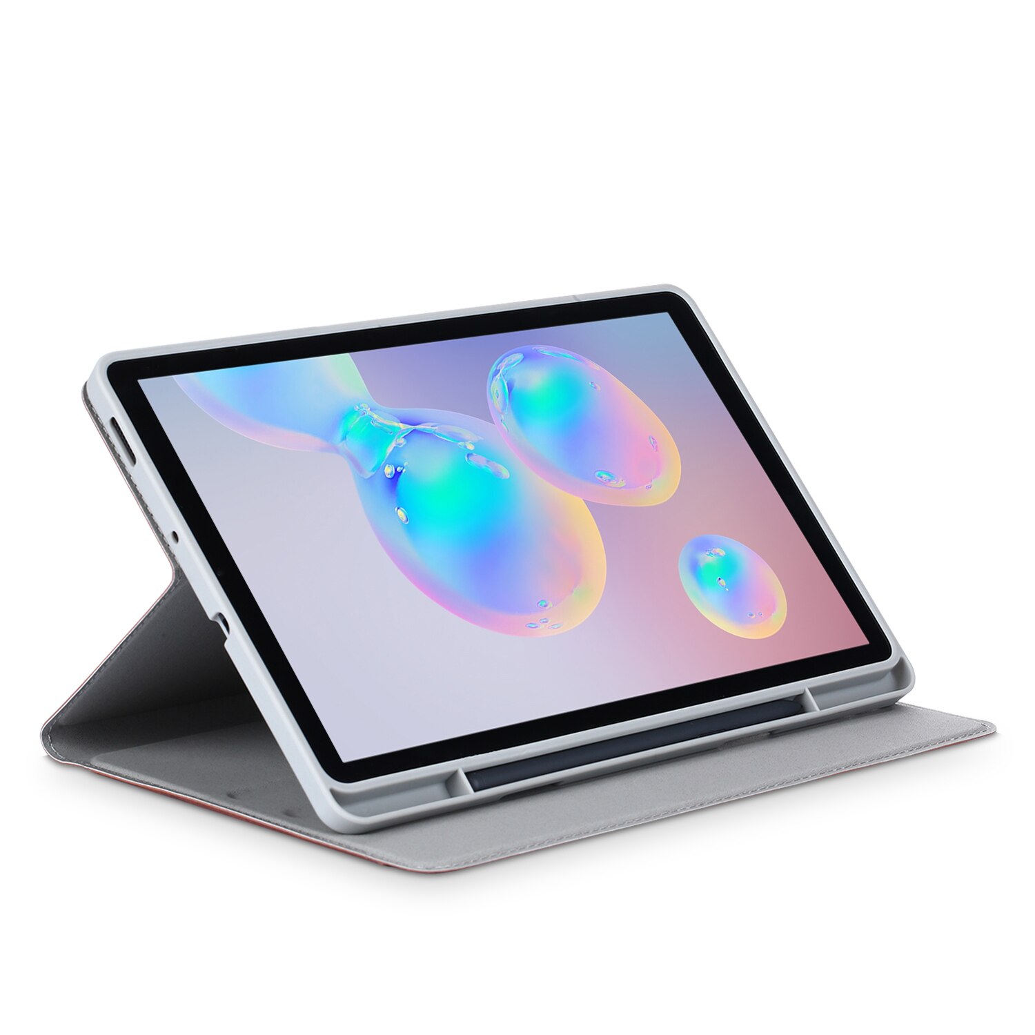 For Samsung Galaxy Tab S6 Lite 10.4'' Tablet Case with Pencil Holder and Pocket Smart Sleep Stand for Galaxy SM-P610/P615