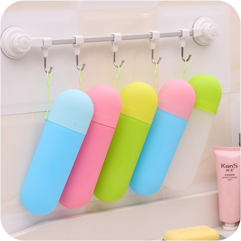 Draagbare Tandenborstel Houder Cover Case Box Toothbpaste Case Travel Camping Wandelen Capsule Badkamer Opslag Mondwater Cup