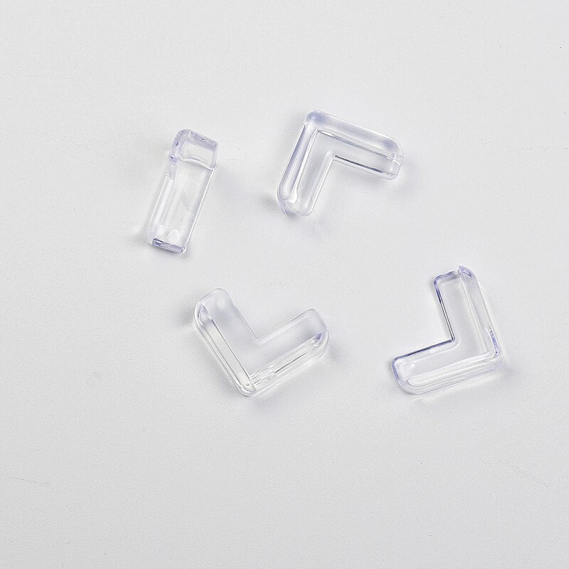 Kind Veiligheid Corner Protector Transparant 4 Stuks/pak Tafel Bescherming Van Kinderen Veilig Pvc Baby Beschermingsmiddelen: Angle - Beibei Angle