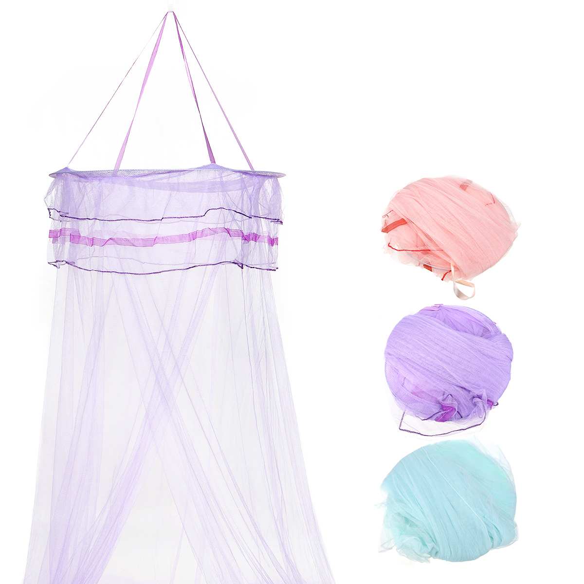 Elgant Canopy Mosquito Net For Double Bed Mosquito Repellent Tent Insect Reject Canopy Bed Curtain Bed Tent