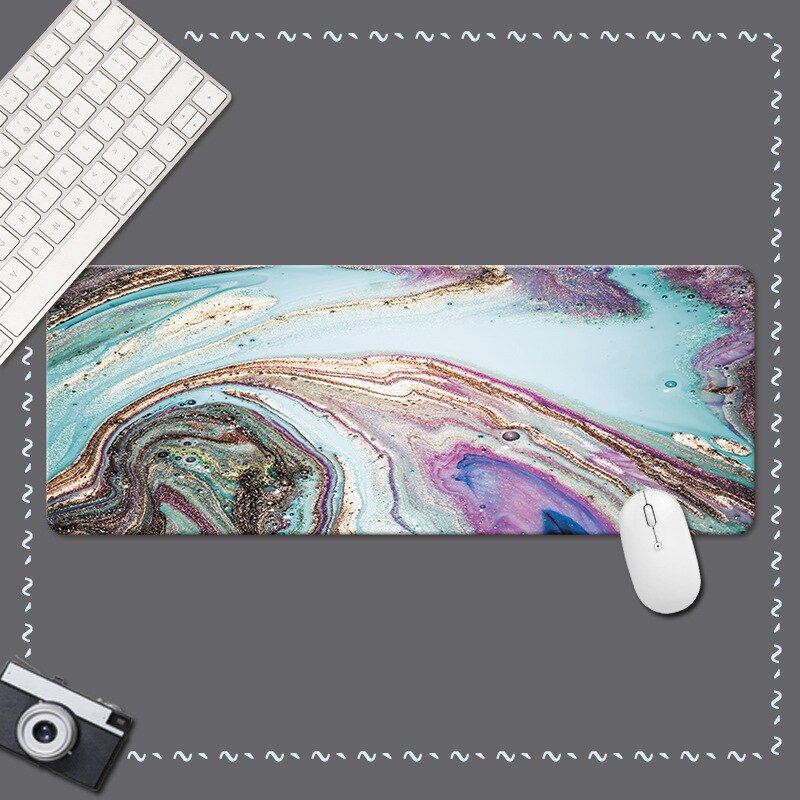 2022 tinta de mármore mousepad jogos computador gamer tapete do rato mesa teclado esteiras xxl velocidade mesa almofada arte tapis de souris xxl: 300x800x2mm 2