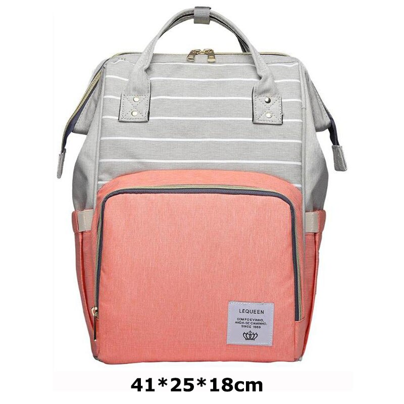 LEQUEEN Brand Baby Diaper Mummy Bags Large Capacity Maternity Nursing Diaper Bags infant Nappy changing bag Backpack Baby Care