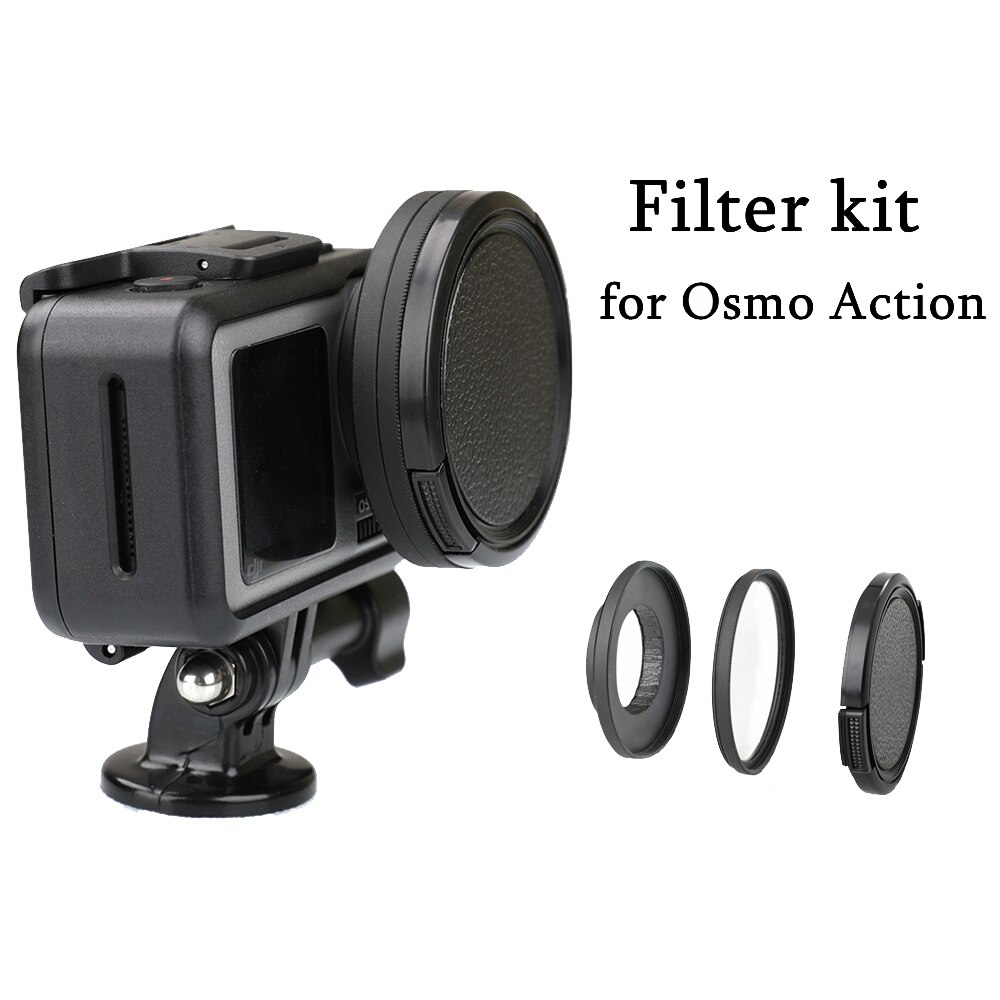 Aluminium 52mm Lens Adapter Ring UV/CPL Filter Step Up Ring Kit Lensdop voor DJI OSMO actie Camera Connector Accessoires