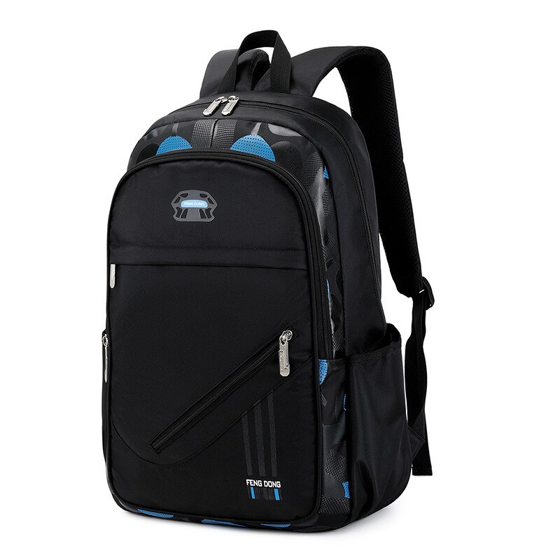 Novo 2 pçs crianças mochila de náilon à prova dwaterproof água com caneta caso escola primária junior high school sacos para adolescente meninos estudante