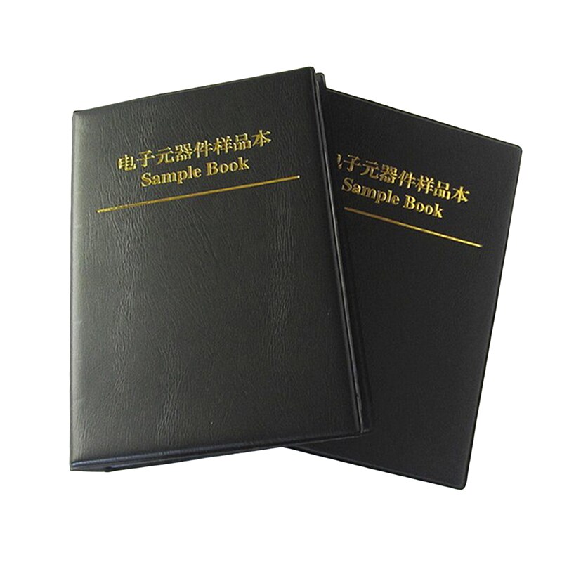 Electronic Component Resistor Capacitor Inductor Empty Sample Book Blank SMD Components Empty Sample Book
