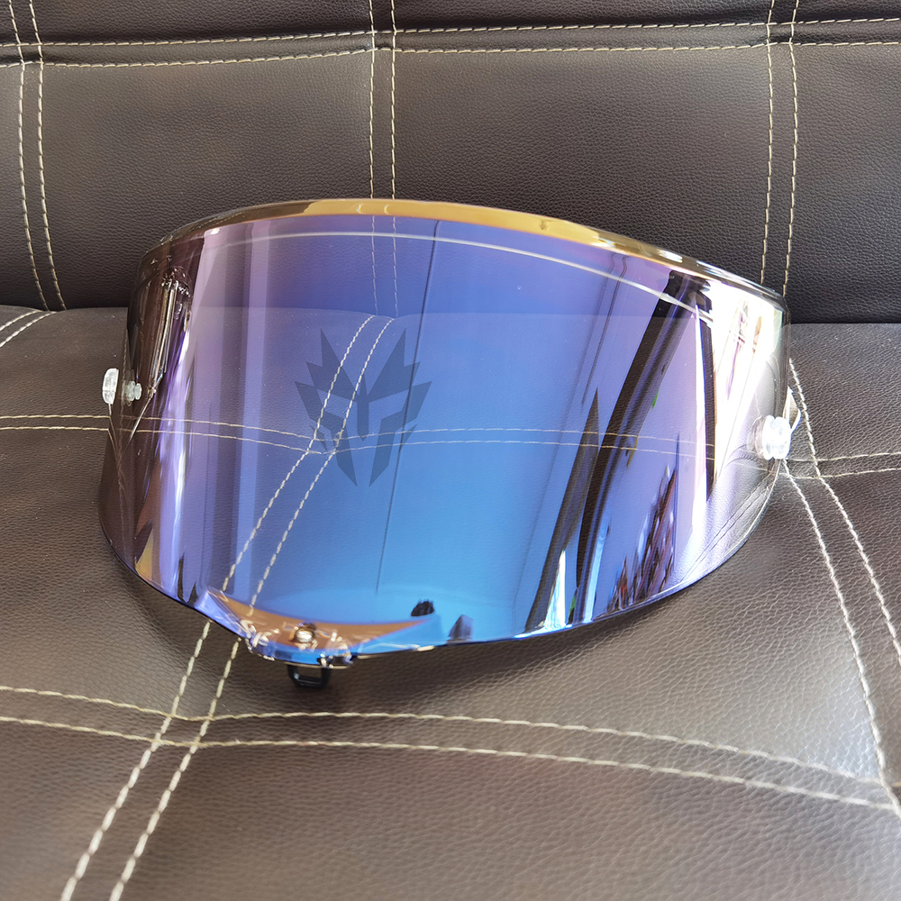 Anti-explosion UV Schutz Motorrad Helm sonnenblende Schutzbrillen objektiv Fit für AGV Pista GP RR corsa R GPR 70th anniversary: Aurora Blue