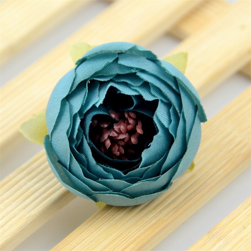 30 st 3.5cm mini konstgjorda rosknoppar snittblomma huvud bröllop juldekoration gör det själv sreath hantverk blommor tillbehör: Tiffany