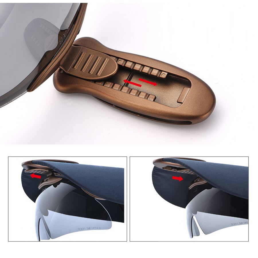 Polarisierte Angeln Gläser Hut Visiere Sport Clips Kappe Clip auf Sonnenbrille Für Angeln Radfahren Wandern Golf Brillen UV400