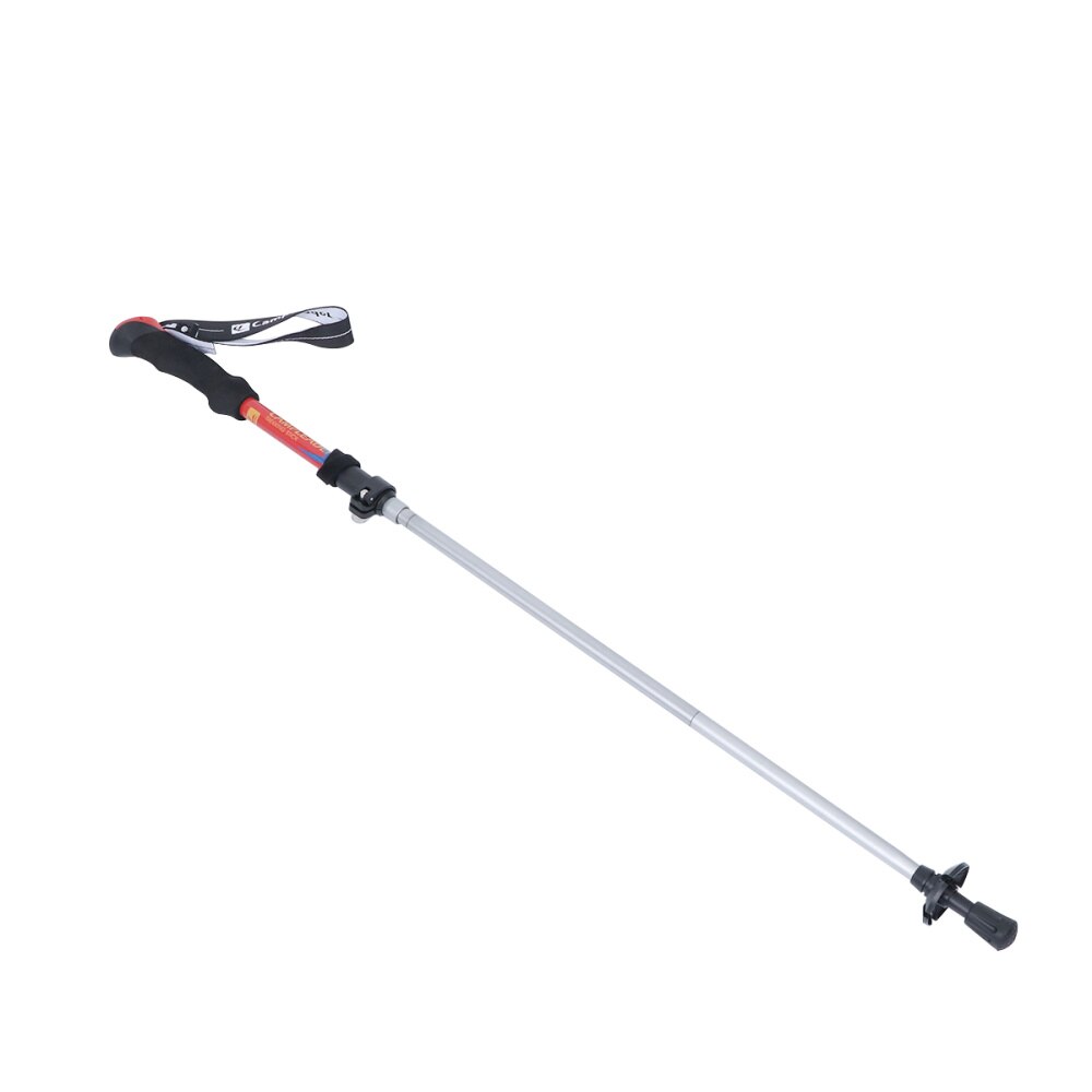 1 Pc Hiking Sticks Durable Foldable Lightweight Climbing Sticks Aluminum Alloy Trekking Pole for Hiking Climbing