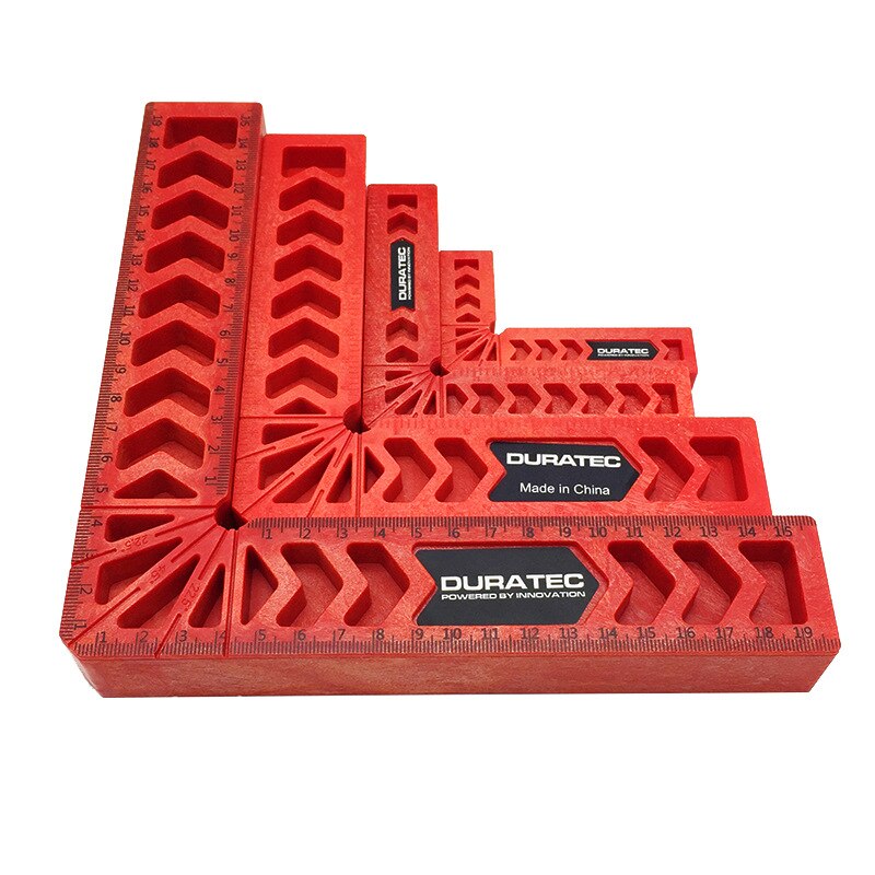 DURATEC 90 degree right angle clamp L-square holder ruler clamping squares woodworking tools 3" 4" 6" 8"