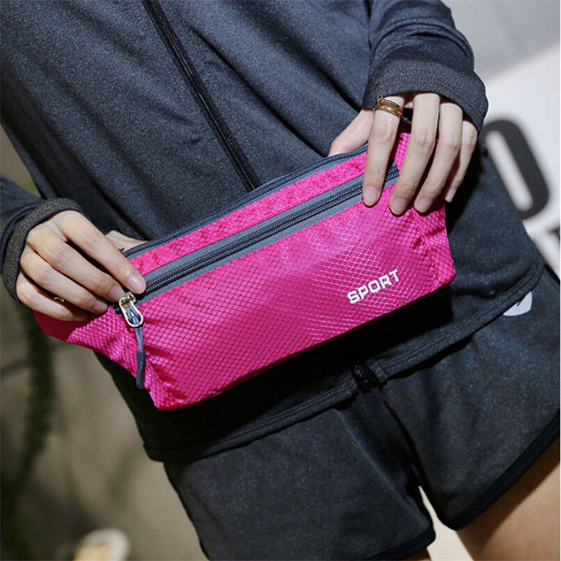 Brand Women Sports Running Belt Waist Pocket Bum Bags Cycling Jogging Travel Pack Wallet