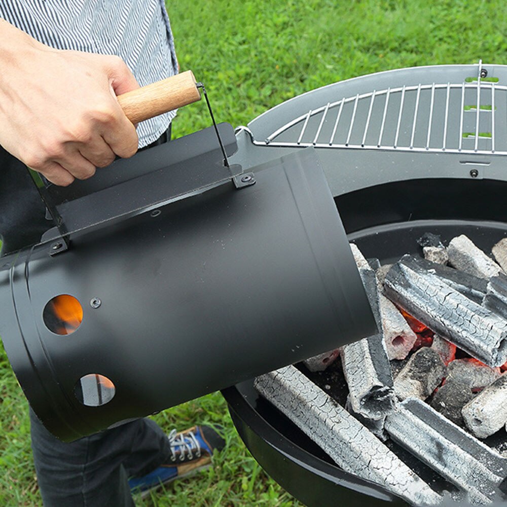 Barbecue Tools Fast Point Charcoal Ignition Barrels Carbon Stove Ignition Outdoor Barbecue Tools Bamboo Chimney Starter