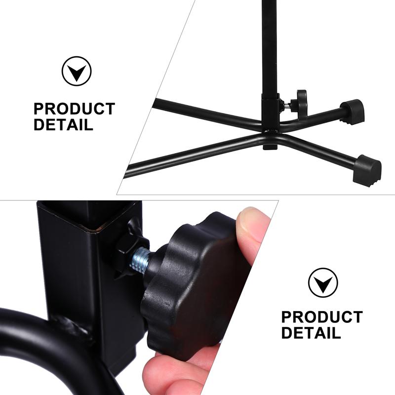 Cykelparkeringsstativ lodret justerbar bøjle cykler parkeringsbeslag