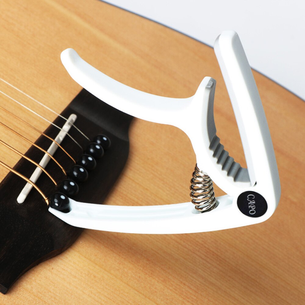 Plastic Gitaar Capo Voor 6 Snarige Akoestische Elektrische Gitaar Capotraste Ukulele Tuning Klem