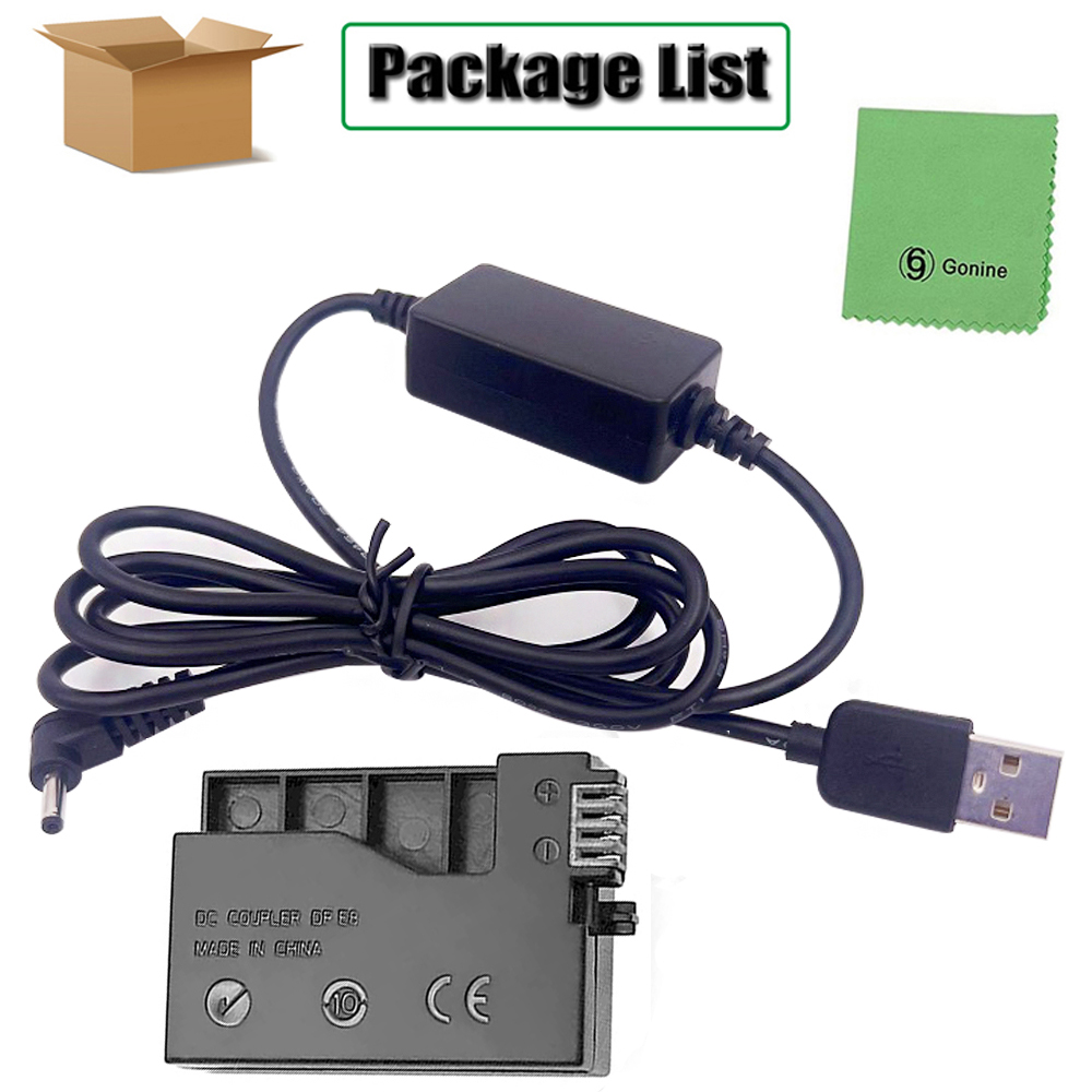 5v usb-omvandlare till dr --e8 dc- koppling lp --e8- attrapningsbatteri för eos rebel  t2i t3i t4i t5i 550d 600d 650d 700d kiss  x4,x5,x6 digital