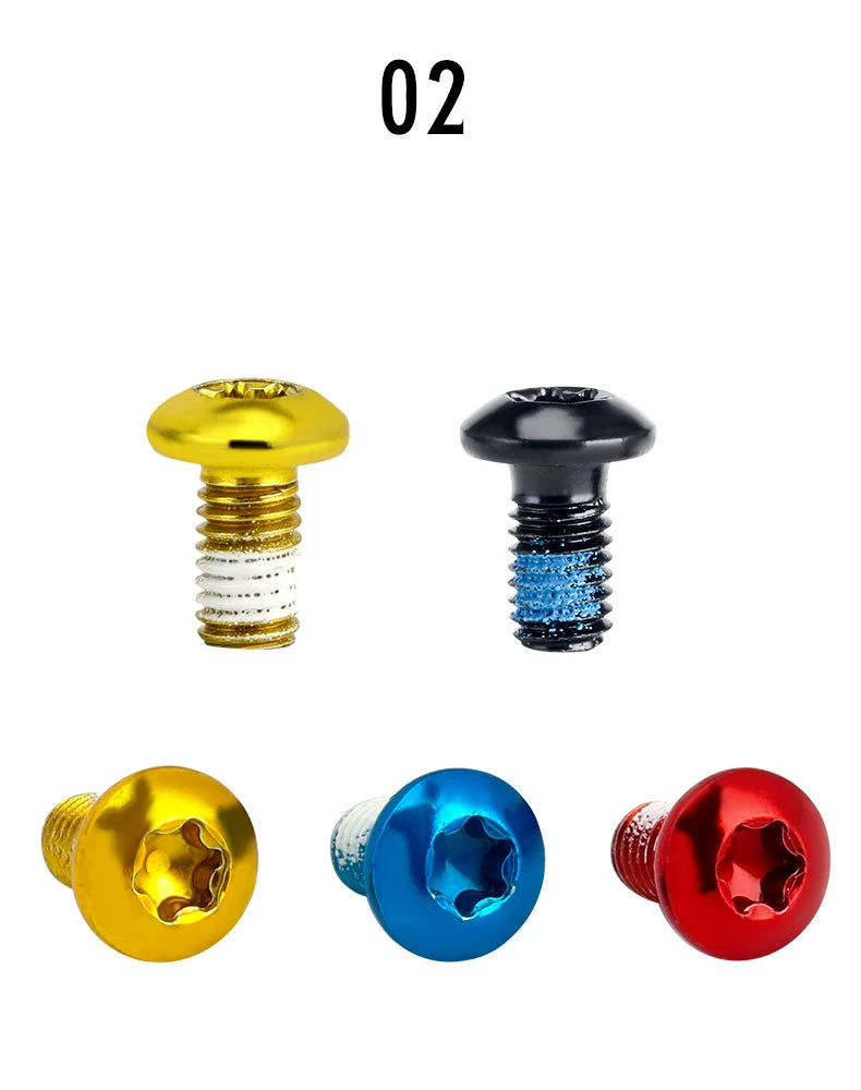 12 stücke Mountainbike Bremsscheibe Schrauben MTB Fahrrad M5x10mm Schrauben Edelstahl T25 Zyklus Fahrrad Bremsscheibe Schrauben schraube