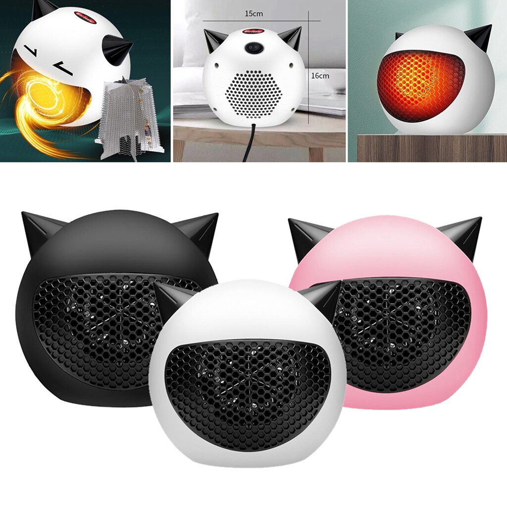 Small Space Personal Mini Heater - for Bathroom Bedroom Kitchen Bedroom Office Indoor