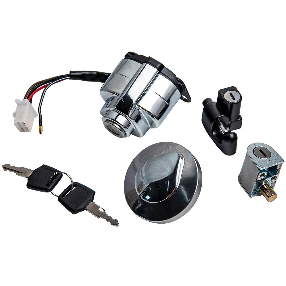 Tenningsbryter bensintank nøkkelsett for honda shadow spirit 750/ shadow vlx 600