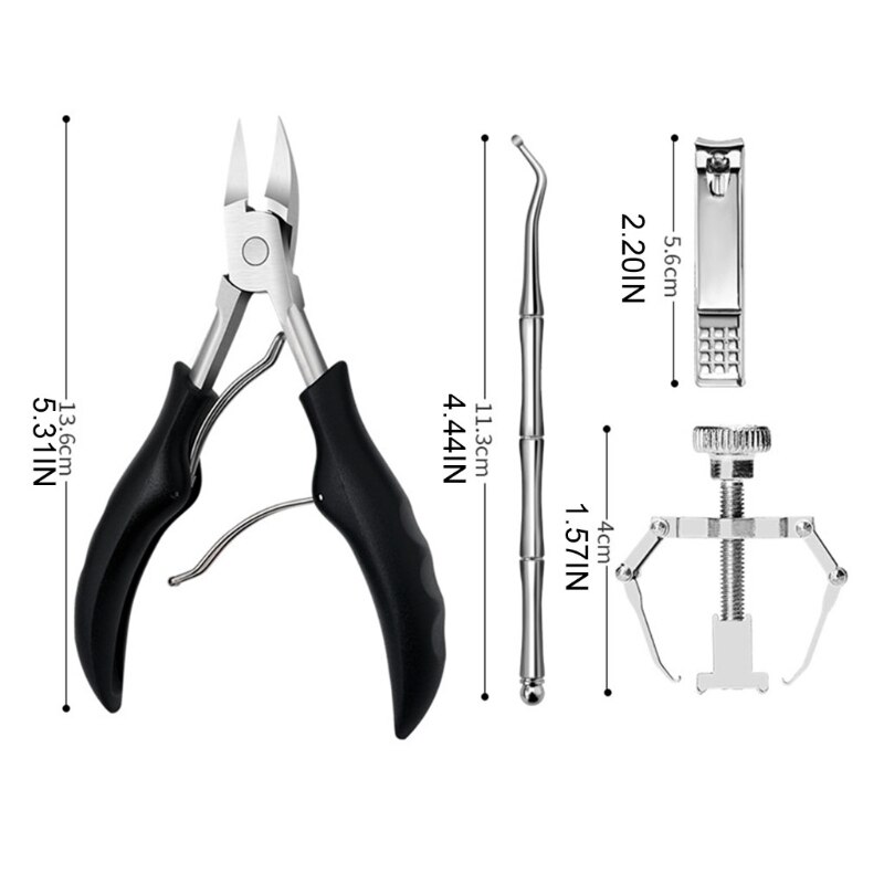 Podiatrist Toenail Clipper Thick Ingrown Toe Nail Clippers for Men Seniors Pedicure Clippers Toenail Cutter