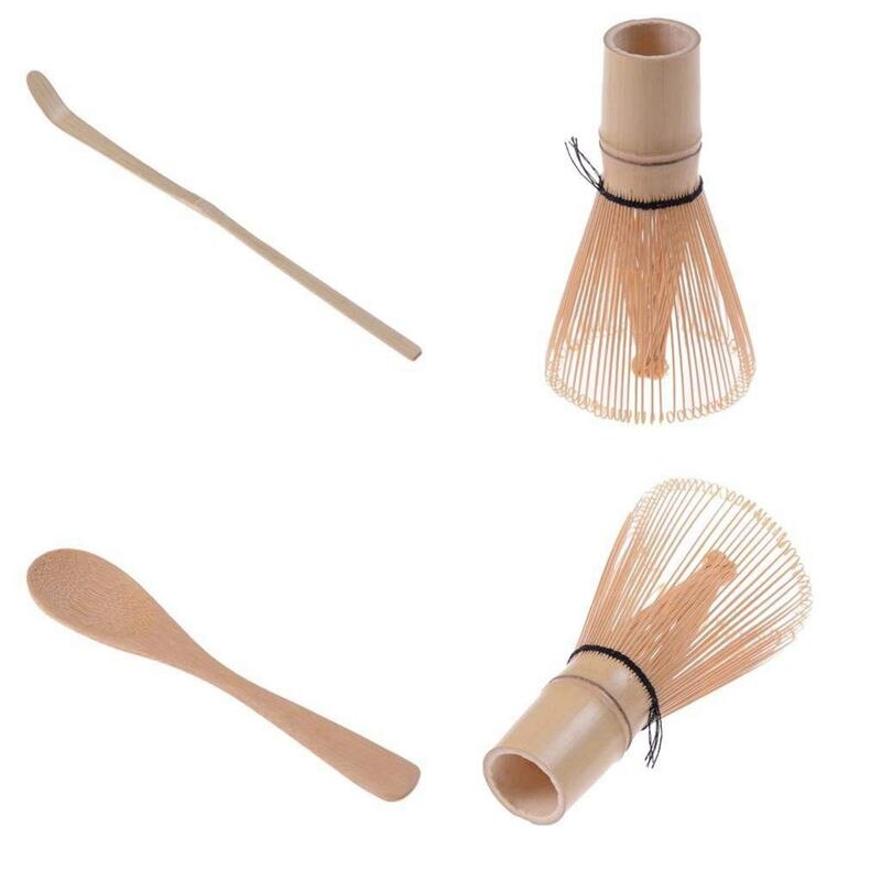 Japanese Matcha Tea Set(3 Pcs) - Matcha Bamboo Whisk Tea Spoon,-Tea Ceremony Kit
