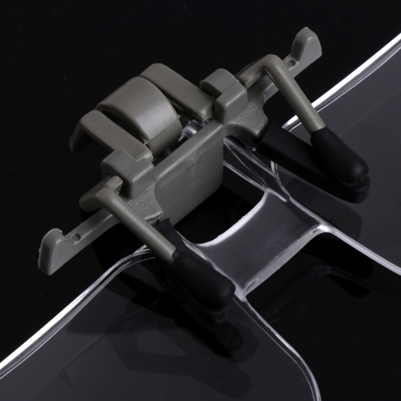 2X Glasses Style Magnifier Magnifying Glass with Clip For Reading