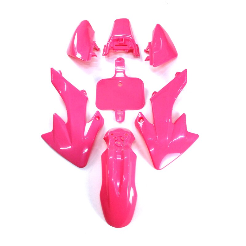 Pink fairing plast fender body kits til crf 50 xr50 thumpstar ssr pit snavs cykel 50cc 70cc 90cc 110cc 125cc 140cc 150cc 160cc
