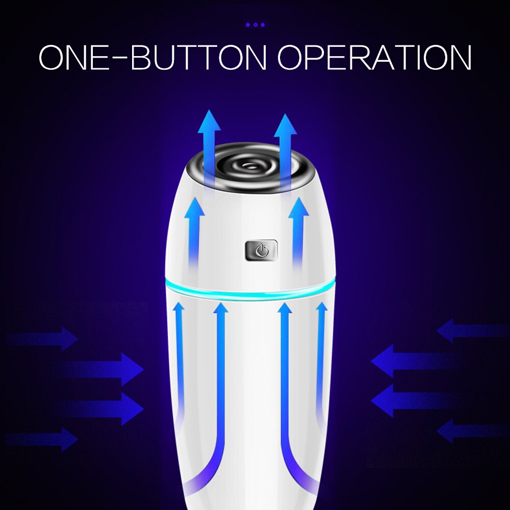 Car Humidifier Mini Air Purifier Auto Air Freshener Aromatherapy Mist Maker Oxygen Bar Aroma Diffuser