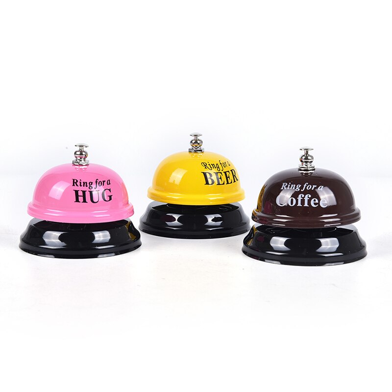 Bell Ring Metal Reception Restaurant Kitchen Bar Service Call Practical Restaurant Timer Hotel Counter Desk