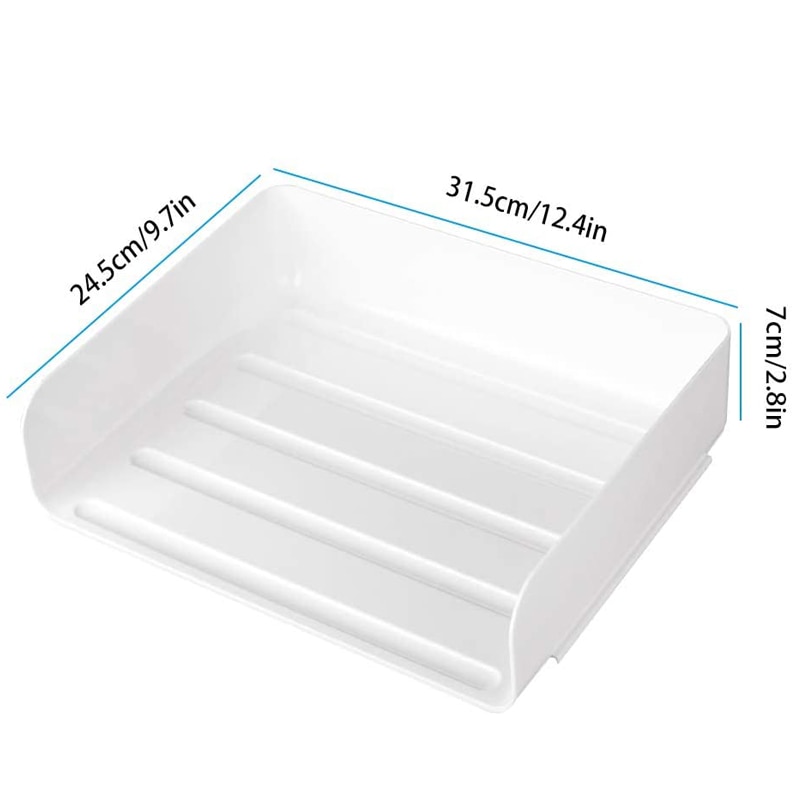 Stackable A4 Paper File Rack Magazine Durable Anti Slip Letter File Sundries Document Tray Desktop Holder School Supplies Office